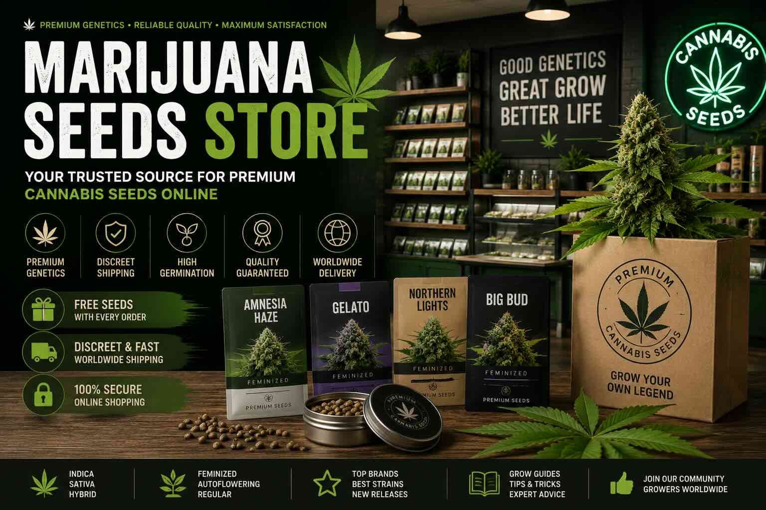 marijuana seeds store